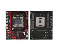 PUSOKEI Scheda Madre X99 LGA 2011 V3 con Slot DDR4 a 4, Doppia Scheda M.2, Gigabit LAN per ProcessoriCore I7 e E5 V3/V4