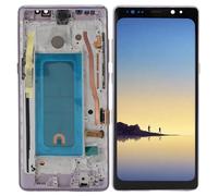 PUSOKEI Schermata di Sostituzione per Note da 8-6,3 Pollici Visualizzazione LCD TFT con Cornice Centrale per Visioni Chiare e Vibranti (PURPLE)