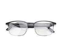 PUSOKEI Smart Glasses, Occhiali da Sole Polarizzati con Filtro a Luce Blu, Controllo Vocale AI, Riproduzione di 8h, 200h Standby, Mani Chiamate, per Uomini Donne Viaggiano Sportivi (SILVER)
