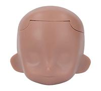 PUSOKEI Sostituzione Perfetta della Testa della Bambola con Snodo Sferico 1/12, Testa della Bambola Vuota Rimovibile per il Trucco, Materiale in Cemento Plastico (Caffè)