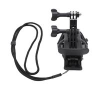 PUSOKEI Supporto per Mentoniera per Casco per Action 6 5 Pro 4 3 ACE Pro |Morsetto Regolabile Multiangolo