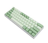 PUSOKEI Tastiera da Gioco Meccanica Al 60%, Tastiera Cablata Portatile a 61 Tasti con Interruttore Rosso, Tastiera Retroilluminata RGB Cordless a 3 modalità 2.4G BT per Aziende, Ufficio