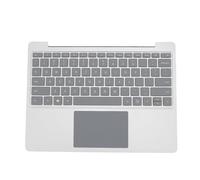 PUSOKEI Tastiera Touchpad per Laptop, Tastiera da 12,4 Pollici con Touchpad Layout Qwerty Poggiapolsi Sostituzione Tastiera Touchpad per Laptop Go 1943 da 12,4 Pollici