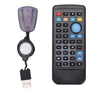 PUSOKEI Telecomando Multifunzione per PC, 6 Tasti di Scelta Rapida Multimediali Telecomando Universale Air Remote Smart Remote, per WMP, Realplay, KMPlayer, TTplay, WinDVD, PowerDVD