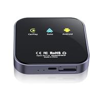 PUSOKEI Wireless Android 13 Auto AI Box, Adattatore Video 3 in 1 Box, 4 GB+64 GB, 4 Core, 4G LTE, WiFi Bluetooth, Cablato per Wireless, Supporto Aggiornamento OTA