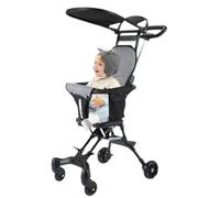 Puspide - passeggino portatile con baldacchino regolabile | Passeggino automatico | Patto di viaggio compatto bambini | Carrozzeria bambini leggero e compatto viaggi all'aperto