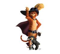 Puss In Boots Ole Pose Cartonato Con Mini Standee Gratuito / Standup - Shrek