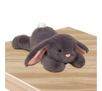 Pussato coniglio bugiardo - Bunny abbracciabile ripieno con orecchie floppy | Collezione realistica coccolone | compagno caro per la camera da letto del soggiorno, morbido regalo di coniglio di