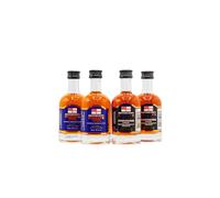 Pusser's - Blue Label & Gunpowder Proof Rum 5cl x 4 54.5% ABV Miniatures,(4...