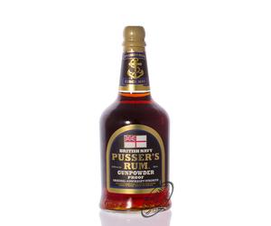 Pusser's Navy Rum Black Label Gunpowder Proof 54,5% vol. 0,70l