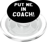 Put Me In Coach Dad Football Mom Game Day Football Tailgate PopSockets PopGrip per MagSafe