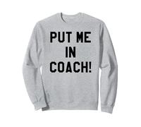 Put Me in Coach Dad Football Tailgate Game Day Football Mom Felpa