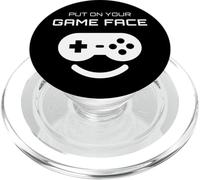 Put On Your Game Face Controller per videogiochi Regalo per giocatori PopSockets PopGrip per MagSafe