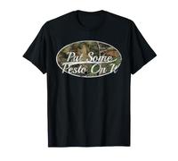 Put Some Pesto On It Camo Distressed Classic Maglietta
