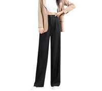 Putaowor Donna Pantaloni da Lavoro da a Vita Alta Casual a Gamba Dritta con Tasche