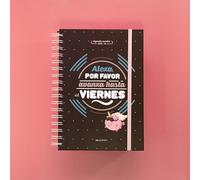 Puterful - Agenda scolastica 2023/2024 - Alexa, avanza fino a venerdì - Planner scolastico - Settimana vista - Agenda con messaggi divertenti - A5-12 mesi - Da settembre 2023 ad agosto 2024