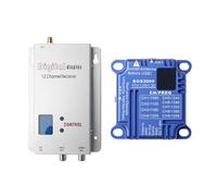 Puthernm 1,2 GHz 1,3 GHz 3W VTX+1,2G Ricevitore 12CH 9 Canale 3000MW FPV Video Audio Transmitter Pal/NTSC per FPV Long Rang RC Drone