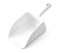 Puthernm 1 pala per ghiaccio integrata pala per alimenti in plastica bianca per , , semi, noci, frutta secca, semi di melone. Pala per Supermercato