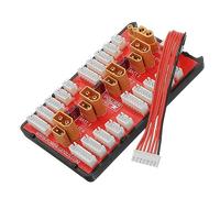 Puthernm 1 Pezzo 2-IN-1 XT30 Scheda di Carica Parallela In Plastica Supporta 4 Pacchi di Batterie Lipo da 2-6S per Modelli RC Parti per Multicotteri