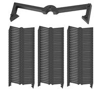 Puthernm 100 Pezzi di Portaoggetti nel Plastica con Gancio per Pannello Forato con Chiusura un Gancio per Pannello Forato