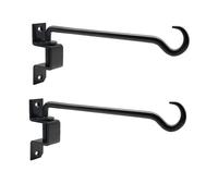 Puthernm 16 Pollici 2 Pezzi Grucce Girevoli per Piante da Esterno Resistente - Staffa per Appendere Piante per Cestini di Fiori Vasi Mangiatoia per Uccelli Facile da Usare