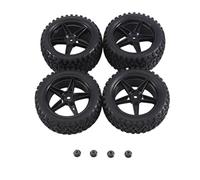 Puthernm 4 Pezzi 85 mm Pneumatico per Ruota per 144001 144010 124007 124017 1/10 1/12 1/14 RC Car Off Road di Ricambio, A