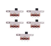 Puthernm 5 Pz X On-Off 2 Posizione SPDT 1P2T Pannello Mini Interruttore A Saldatura Saldatura SS12F15G3