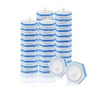 Puthernm 50 Pezzi Testina Spugna per Scovolino per WC Monouso, Adatto per la Maggior Parte dei Scovolini per WC per la Pulizia del Bagno