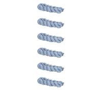 Puthernm 6 Pack 35 x 120 pollici tavolo in tessuto per formaggio per decorazione di matrimonio, doccia nuziale, compleanno o battesimo blu