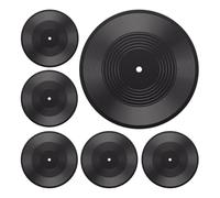 Puthernm 6 pezzi Records Decorations Rock 70'S Wall Vinyl Records and Roll Music Party Decorations for Discoteca Birthday Music Party Theme Party