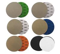Puthernm 6 Pollici 3000 4000 5000 7000 10000 Disco Abrasivo per Carta Vetrata, Con Cuscinetto di Interfaccia, 25 Pezzi di Carta Vetrata Asciutta e Bagnata