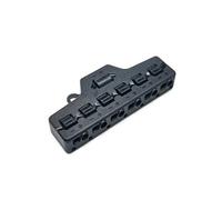 Puthernm 6 Porte Quick Connect Out Line Splitter Illuminazione LED Strip Modello Lghts Layout Ferroviario