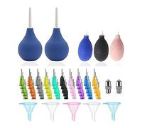 Puthernm Bottiglia con Punta di Precisione in Ceramica per Strumenti in Argilla, con Ago e Imbuto di Riempimento. Forniture per la Ceramica. Punti di Smalto con Diamante.