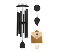 Puthernm Carillon Eolico per Esterni con 3 Aggrappatoi al Sostituibili, Carillon con Toni Profondi, Grande Carillon Eolico, Carillon da Esterni