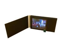 Puthernm Carta di Auguri Video da 2,4 Pollici LCD Display da 128 MB Memoria Incorporata MP4 Player Paper Media Invito Funzione