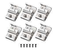 Puthernm Clip per Cintura, 6 Clip per Trapano nel Acciaio Inossidabile Kit Gancio con per N268241 Adatto per Elettroutensili da 20 V DCD980 DCD985