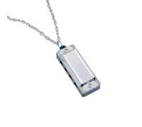 Puthernm Collana Mini Strumento Musicale per Bambini A 4 Fori A 8 Toni Strumento Musicale Portatile per Bambini e Principianti