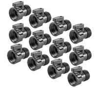 Puthernm Confezione da 12 Valvole di Intercettazione per Tubo da Giardino da 3/4 Pollici - Valvola di Intercettazione Acqua Standard Valvola A Sfera di Intercettazione Connettore Filettato