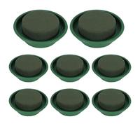 Puthernm Confezione da 8 Ciotole Rotonde nel Schiuma Floreale Kit di Composizione Floreale DIY Blocchi di Schiuma Floreale Bagnati Rotondi per Decorazioni di Nozze