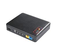 Puthernm DC UPS Mini Gruppo di Continuità Router Modem Batteria 16000mah Tapy-C 5v 9v 12v UBS LAN POE Mini Power EU-PLUG