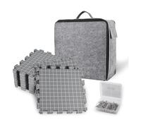 Puthernm di Bloccaggio per Progetti A Maglia e Uncinetto, Tavole di Bloccaggio con Griglie per Ricamo o Uncinetto, di Bloccaggio Grigi