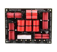 Puthernm Divisore Crossover a 3 Vie da 400 W HiFi Tweeter Woofer Altoparlante Crossover 1250 H/5000 Hz con Protezione Acuti