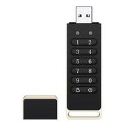 Puthernm Drive Flash USB 3.0, Memoria Sicura da 64 GB Crittografata con Password Hardware Disk Tastiera