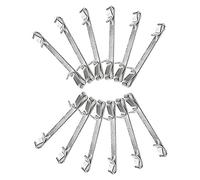 Puthernm Early 2Inch Double Loop Tool Box Cassetto Slide Clips Snap On Tool Box Replacement (12PCS)