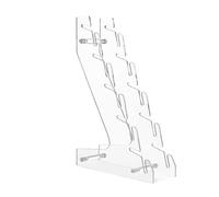 Puthernm Espositore in Acrilico per Cappelli da Baseball, da Attaccare al Muro o da Appoggiare, per Esporre e Conservare I Cappelli in Camera da Letto, o Comò, Resistente.