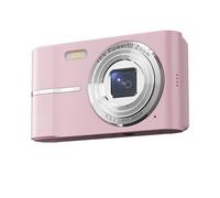 Puthernm Fotocamera Digitale retrò da 2,4 Pollici 4K HD Piccola Mini Fotocamera CMOS Portatile 50MP Zoom 16x Videoregistratore Resistente Facile da Installare Facile da Usare Rosa