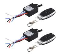 Puthernm Interruttore di Wireless Universale 433Mhz DC 12V 24V 1CH Modulo Ricevitore Relè con Trasmettitore Remoto A 1 Canale