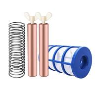 Puthernm Kit di Sostituzione 'Anodo di Rame per Piscine Solari Accessori per Aste di Purificazione Test Chimici di Ricambio per Piscine Strumenti per La Pulizia del Giardino