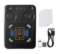 Puthernm Lettore/Copiatore di Schede con Chip Intelligente NFC RFID +3XUID Scheda IC 13.56Mhz ID 125Khz 250Khz 375Khz RFID Token Clone Duplicator