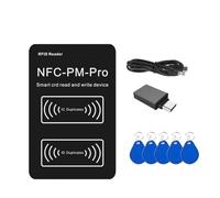 Puthernm Lettore di Chip Intelligente RFID PM PRO Decoder + Copiatore di Chiavi NFC CUID 5XCUID 13,56 MHz 125 KHz Badge Write Token ID IC Tag Clone